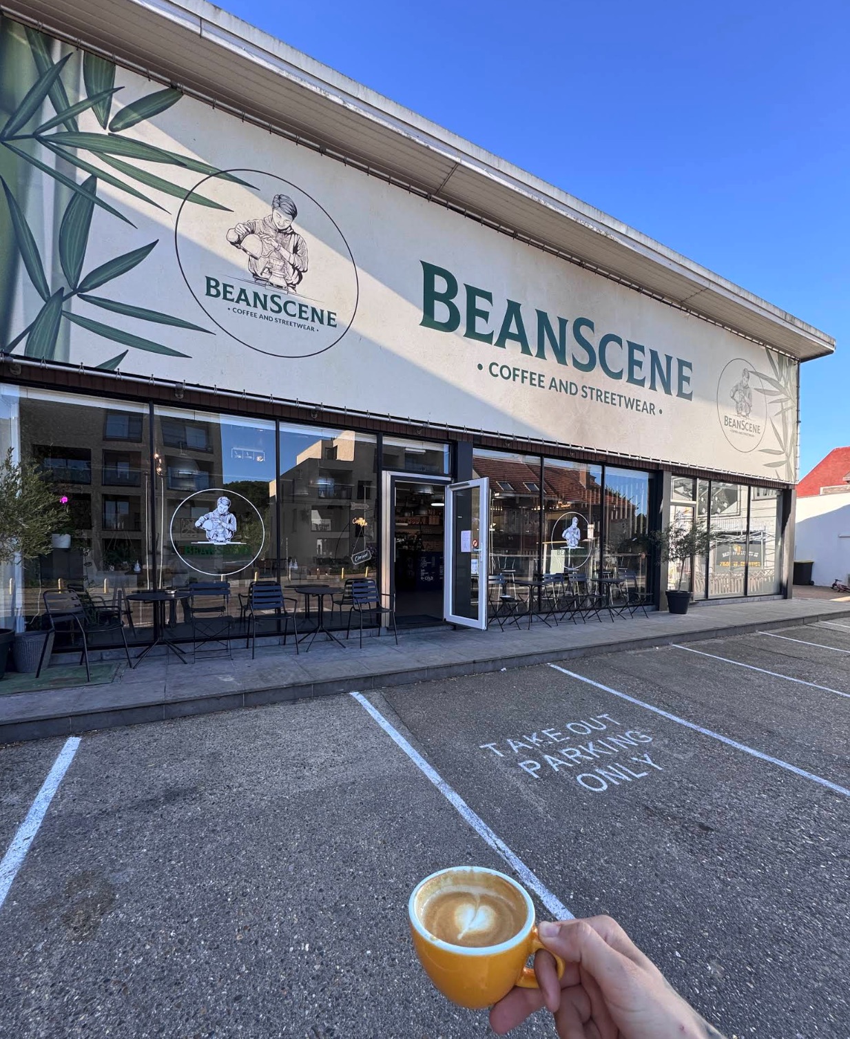 Interieur van Beanscene